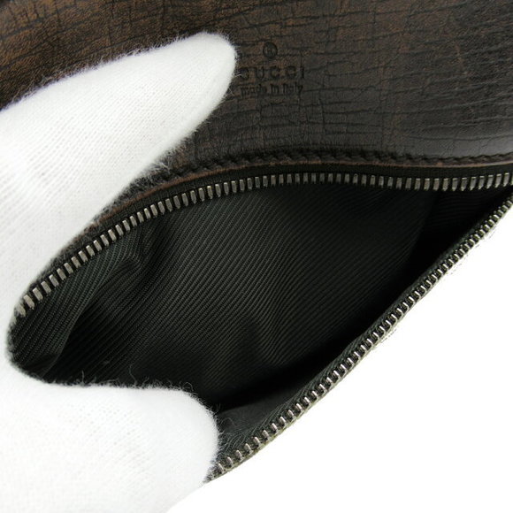 Gucci GG Plus Shoulder Bag Canvas Brown - Picture 7 of 10